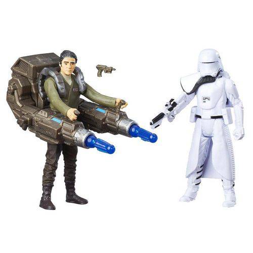 Boneco Star Wars Snowtrooper Officer And Poe Dameron - Hasbro