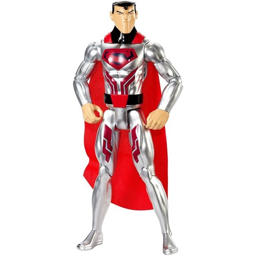 Boneco Superman Armadura de Aço - Liga da Justiça 30cm Fpc61 - MATTEL