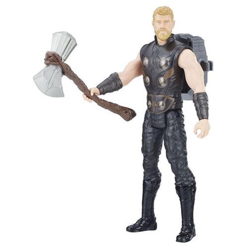 Boneco Thor Vingadores Titan Hero E0606 Hasbro Preto