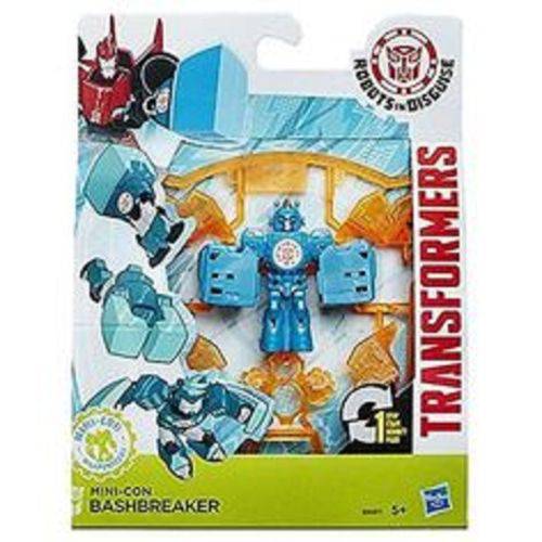 Boneco Transformers - Mini-Con - Robots In Disguise - BASHBREAKER