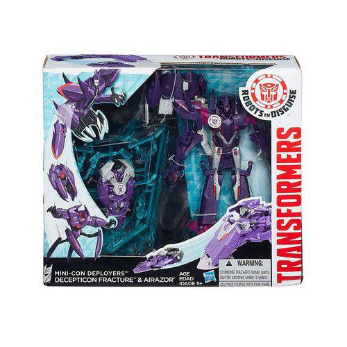 Boneco Transformers Rid Minicons Deploy Decepticon Fracture - Hasbro