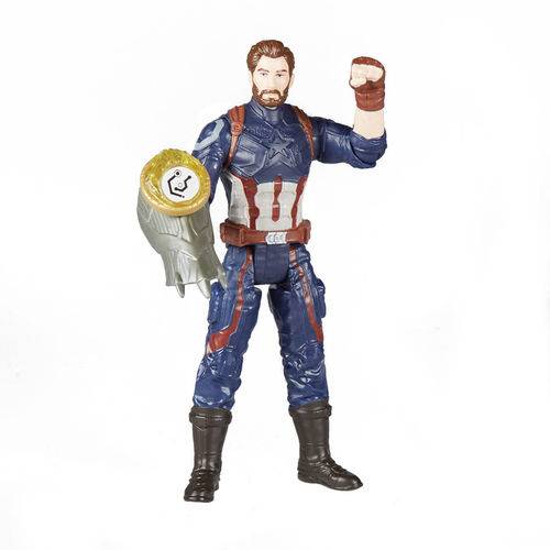 Boneco Vingadores: Capitão America com Joia do Infinito - Hasbro