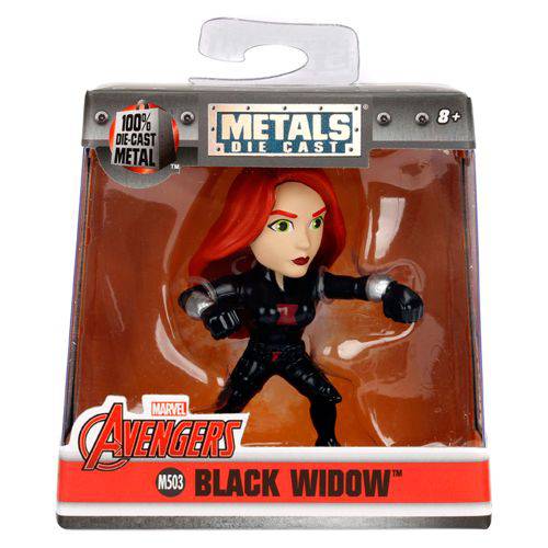 Boneco Viúva Negra Marvel 6 Cm Metals Die Cast Jada Toys