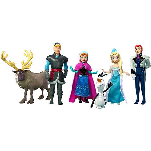 Bonecos Disney Frozen 6 Bonecos Mini Mattel