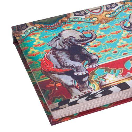 Book Box para Joias Abracadabra Elefante em Madeira - 27x19 Cm
