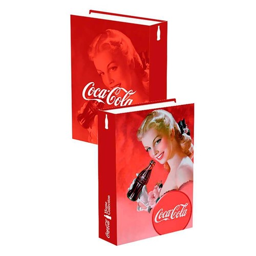 Book Box Porta Trecos Coca Cola Retrô