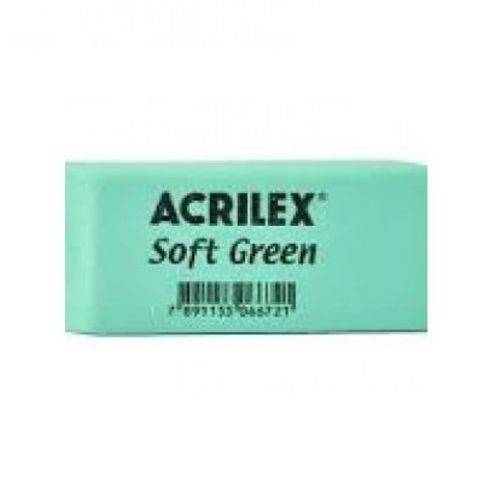 Borracha Acrilex Soft Green