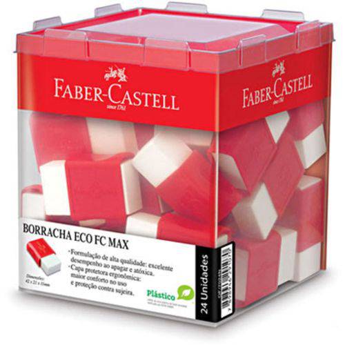 Borracha Branca com Cinta Cx 24 Un Max Faber Castell