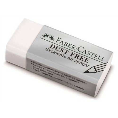 Borracha Dust Free Pequena Branca - Faber Castell