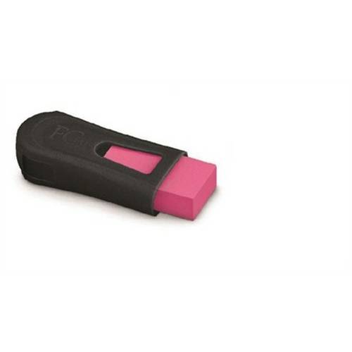 Borracha e Apontador C/ Depósito Black Neon Rosa - Faber Castell