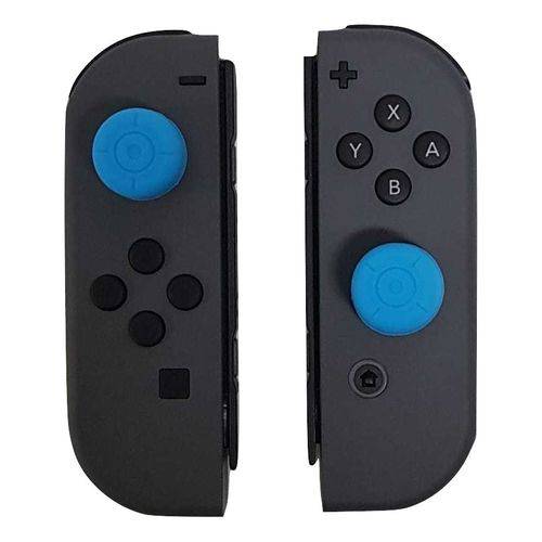 Borracha Grip para Analógico Nintendo Switch Botão Controle Joy-con Nº1 - Azul