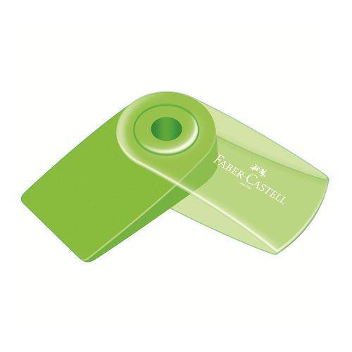 Borracha Mini Sleeve Neon Verde Faber Castell - Msleebf