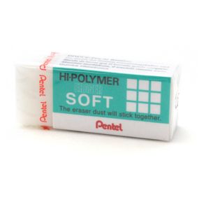 Borracha Plástica Branca Hi-Polymer Soft Pequena Ref.ZES-05E Pentel