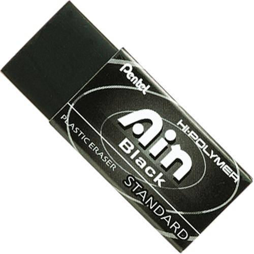 Borracha Plástica Hi-Polymer Ain Black Ref.Zeah06Ax Pentel