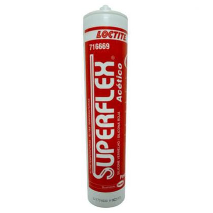Borracha Silicone Loctite SuperFlex Vermelho 300g - Alta Resistência 716669