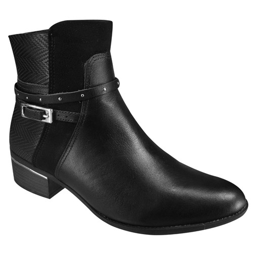 Bota Ankle Boot Comfortflex Feminina 17-69302 000001 1769302000001
