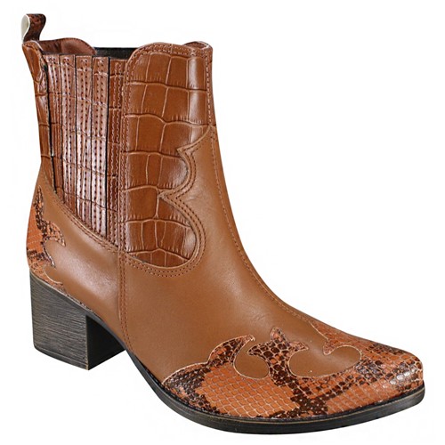 Bota Cravo e Canela Ankle Boot Country 144004-2 1440042