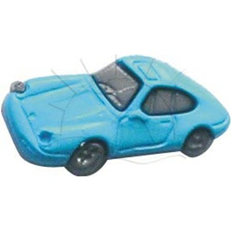 Botão Carro Speed - 5 Unid Cinza/azul