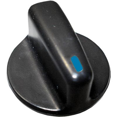 Botão de Painel Gol/Par/Sav G3 Preto Curto Ar (Pç) (Autoplast) Led Azul 60130.14 (AP118)