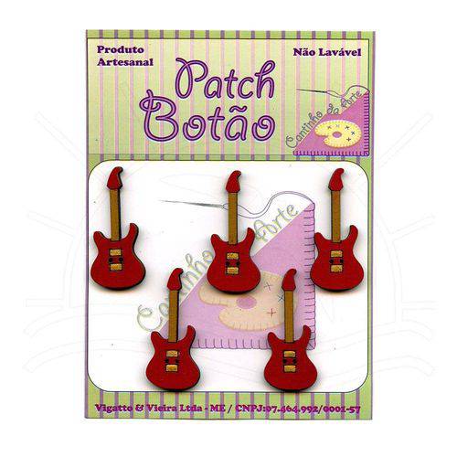 Botão Patch Guitarra 1636 - 5 Unid