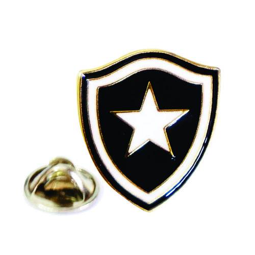 Boton Dourado Escudo - Botafogo