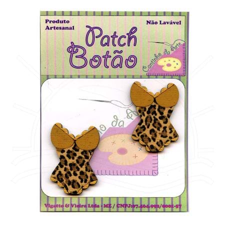 Botton Patch Corpete Oncinha 2472 - 2 Unid