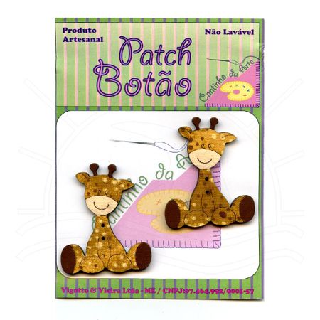 Botton Patch Girafa 2041 - 2 Unid