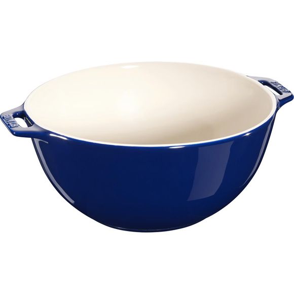 Bowl 25Cm Azul Marinho Ceramica - Staub - 405114550