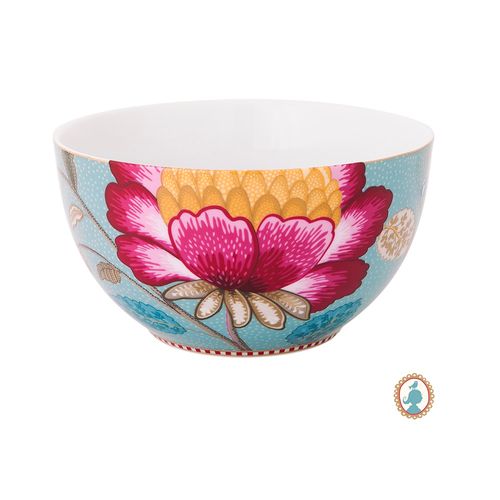 Bowl Azul em Porcelana Floral Fantasy 15cm - Pip Studio
