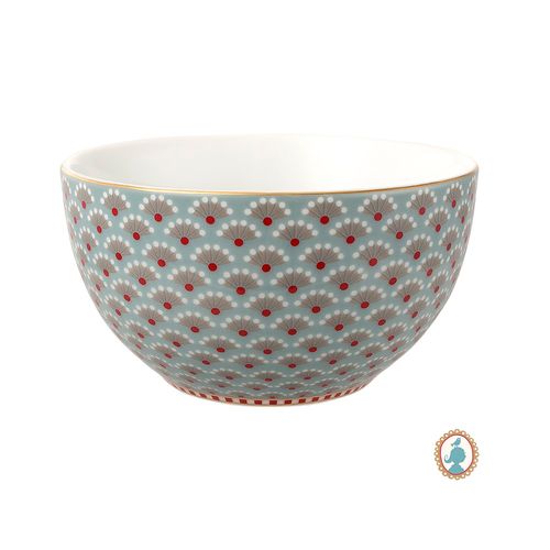 Bowl Azul em Porcelana Floral Fantasy 12cm - Pip Studio