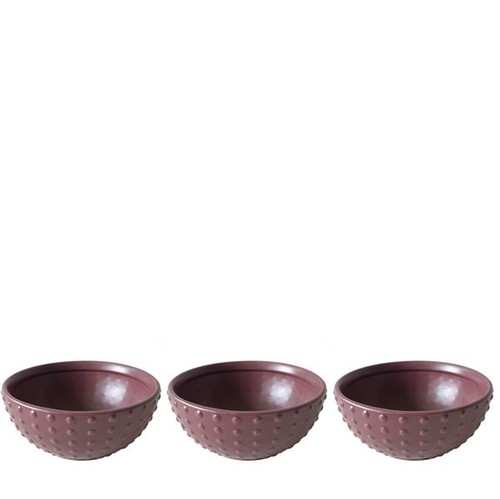 Bowl Cerâmica Roxo 3PÇS - 32420