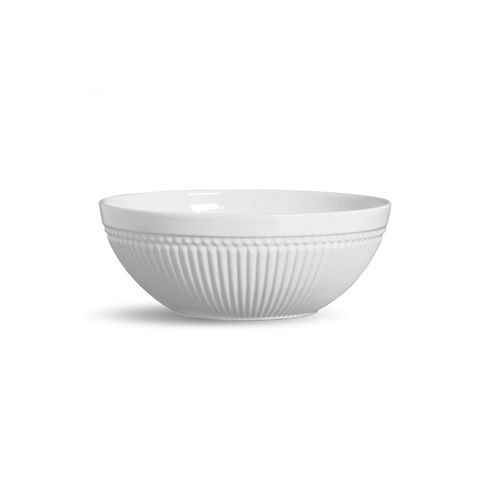 Bowl em Cerâmica Branco Roma 24cm - Porto Brasil