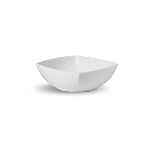 Bowl em Cerâmica Branco Square 27cm - Porto Brasil