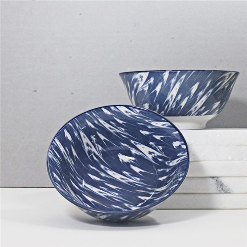 Bowl em Porcelana Blue Marble - 15.8 Cm