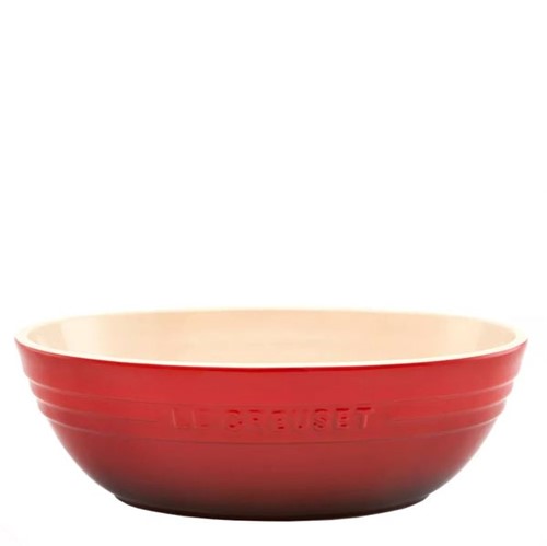 Bowl para Massa de Cerâmica Le Creuset Vermelho 27 Cm - 101647