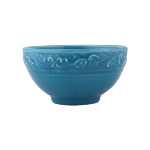 Bowl Relevado de Cerâmica Azul Piscina Azul Piscina