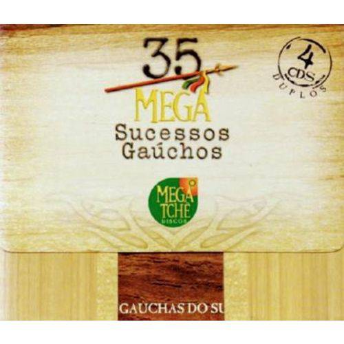 Box 35 Mega Sucessos Gaúchos - 4 Cds Duplos Música Regional