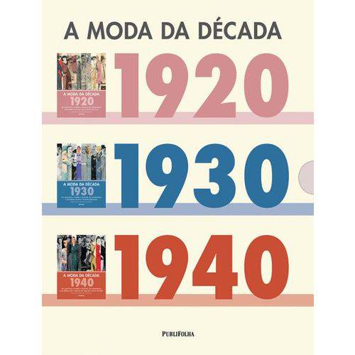 Box - a Moda da Década 1920,1930 e 1940 - 3 Volumes