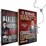 Box Batalha Espiritual + Combate Espiritual + Terço do Padre Reginaldo Manzotti