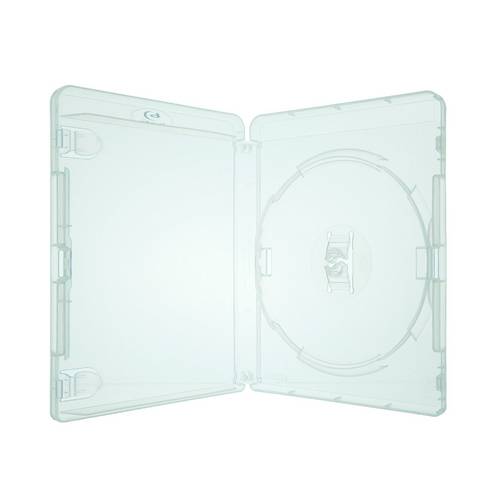 Box Blu-Ray Amaray Transparente com Logo Cromado em Alto Relevo