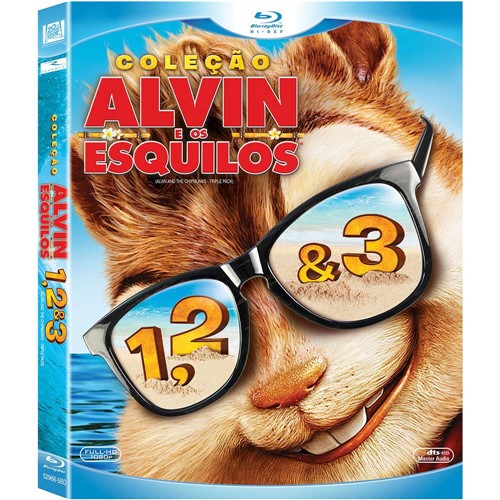 Box Blu-ray: Trilogia Alvin e os Esquilos (3 Discos)