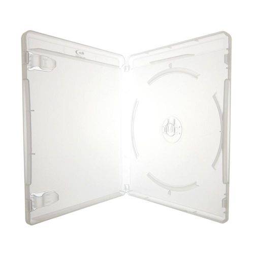 Box Blu-Ray Videolar Transparente com Logo Cromado em Silk - 5 Unidades