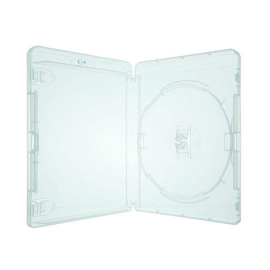 Box Blu-Ray Videolar Transparente com Logo Cromado em Silk 5 Unidades