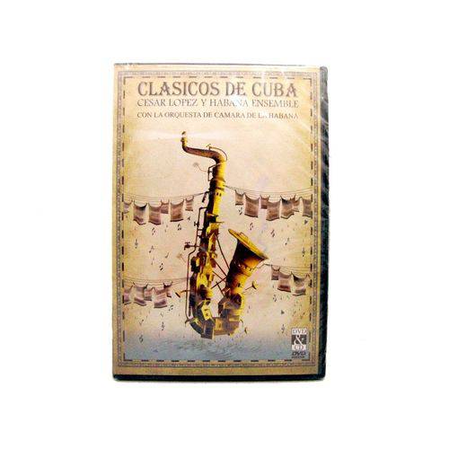 Box Cd e DVD Clasicos de Cuba Cesar Lopez Y Habana Ensemble