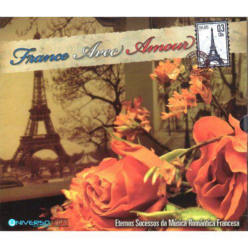 Box Cd France Avec Amour 3 Cds o Melhor da Música Romântica Francesa