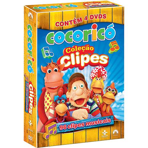 Box Cocoricó - Coleção Clipes (4 DVDs)