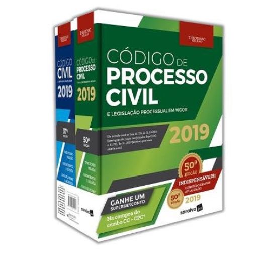 Box Codigo Civil e Legislacao em Vigor e Codigo de Processo Civil - 2 Vol - Saraiva