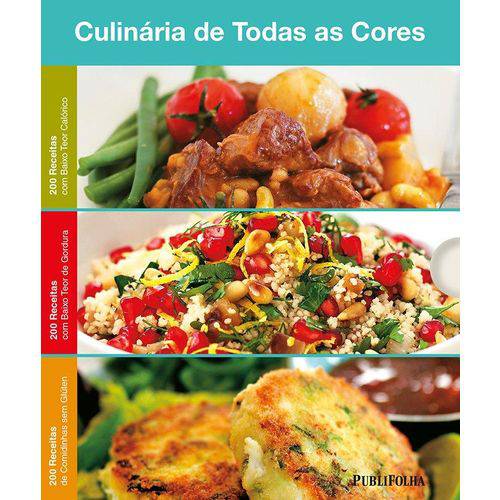 Box Culinaria de Todas as Cores: 200 Receitas com Baixo Teor Calórico, Teor de Gordura e Comidinhas