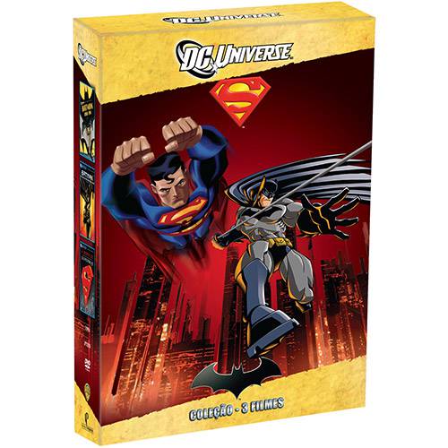 Box DC Universe - Batman: Ano um + Batman: o Cavaleiro de Gotham + a Morte do Superman (3 DVDs)