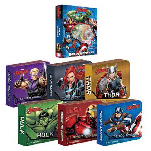 Box de Historias Vingadores com 6 Livros